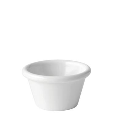 Ramekin 1.5oz White Melamine Plastic