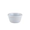 Ramekin 3oz Fluted White Melamine Plastic