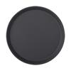 Non Slip Round Black Bar Tray 11"