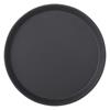Non Slip Round Black Bar Tray 14"
