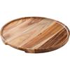 Acacia Wooden Round Cake Plate 12"