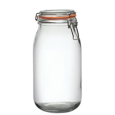 Terrine Glass Preserving Style Jar 2L
