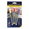 Securit Chalkmarker Yellow,Orange,Pink,Violet