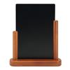 Securit Elegant Med Mahogany Table Chalkboard