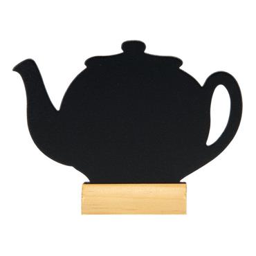Securit Silhouette Teapot Chalkboard