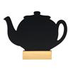 Securit Silhouette Teapot Chalkboard