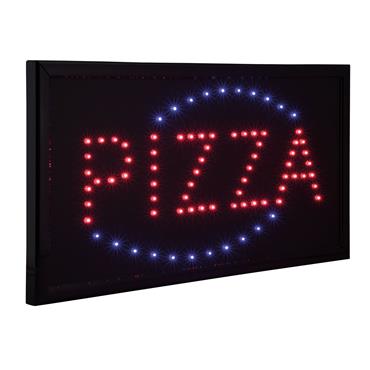 Securit LED Flashing Window Pizza Sign