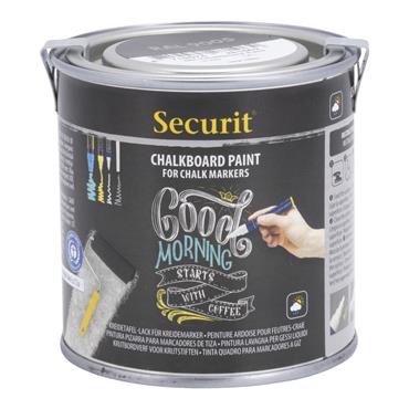 Securit Chalkboard Paint Black (250ml)