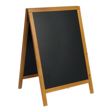 Securit Duplo Teak Sandwich Chalkboard