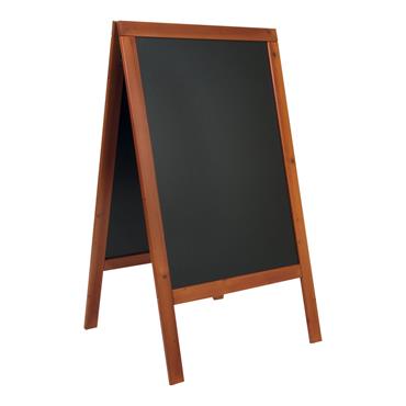 Securit Mahogany Sandwich Chalkboard 120cm
