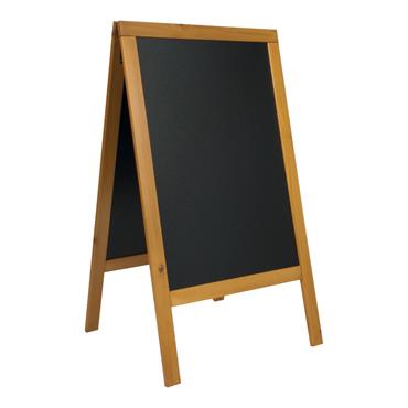 Securit Teak Sandwich Chalkboard 120cm