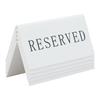 Securit Reserved Sign Classic White (5 Pack)