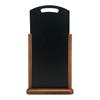 Securit Large Table Chalkboard Dark Borwn