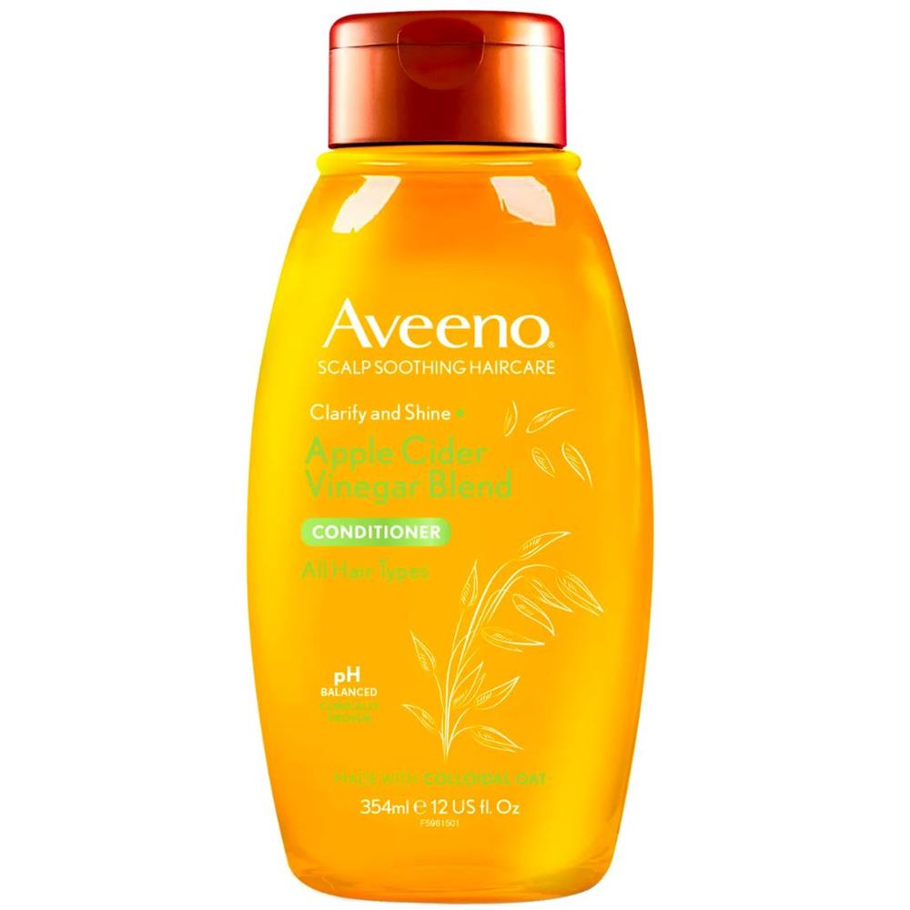 Aveeno Clarify & Shine Conditioner Apple Cider Vinegar Blend 354ml