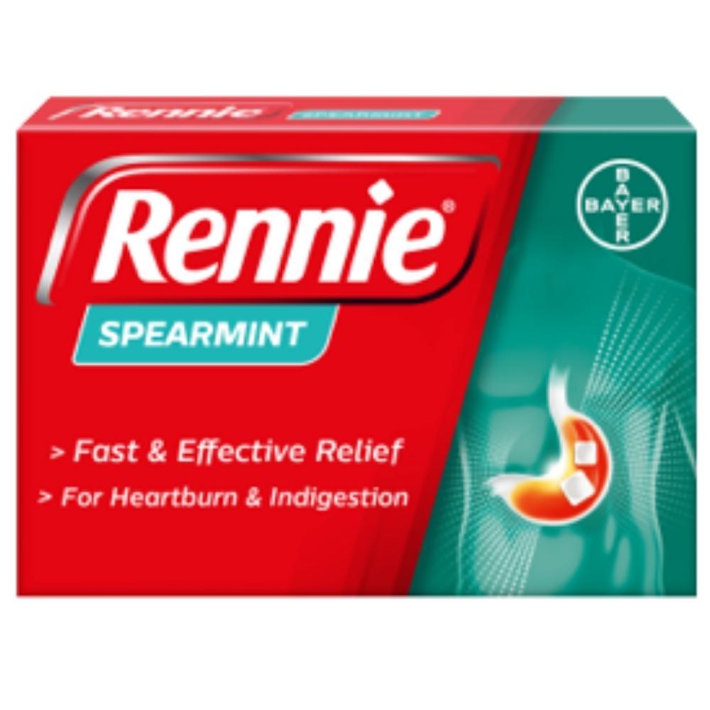 Rennie Spearmint 48 Chewable Tablets Strauts Pharmacy Ireland
