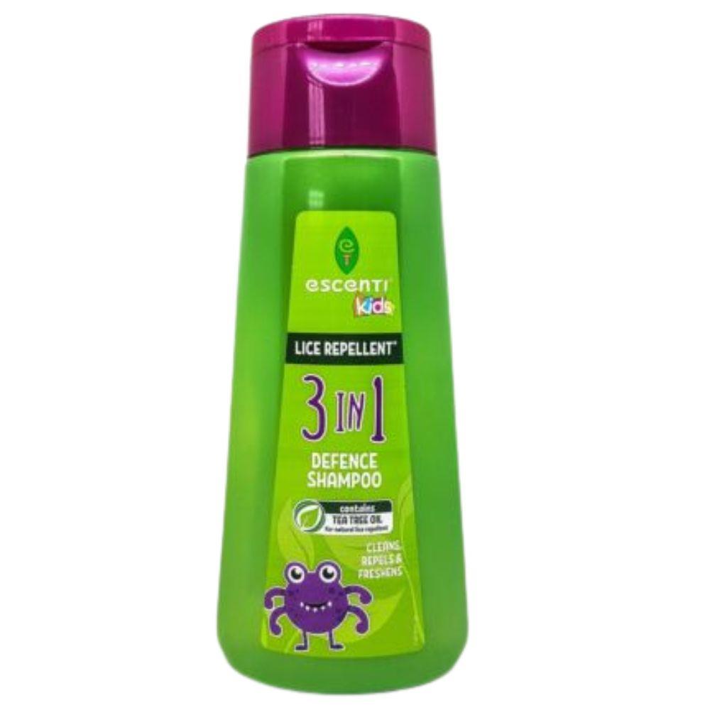 Kids Head Lice Repellent 3 in 1 Defence Shampoo 300ml Strauts