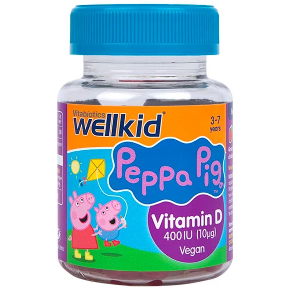 Vitabiotics Wellkid Peppa Pig Vitamin D 30 Chewable Jellies Strauts