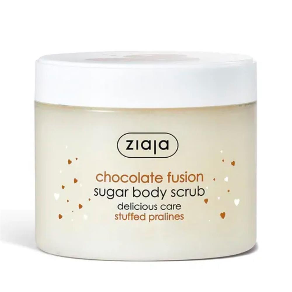 Ziaja Chocolate Fusions Stuffed Pralines Sugar Body Scrub 300ml