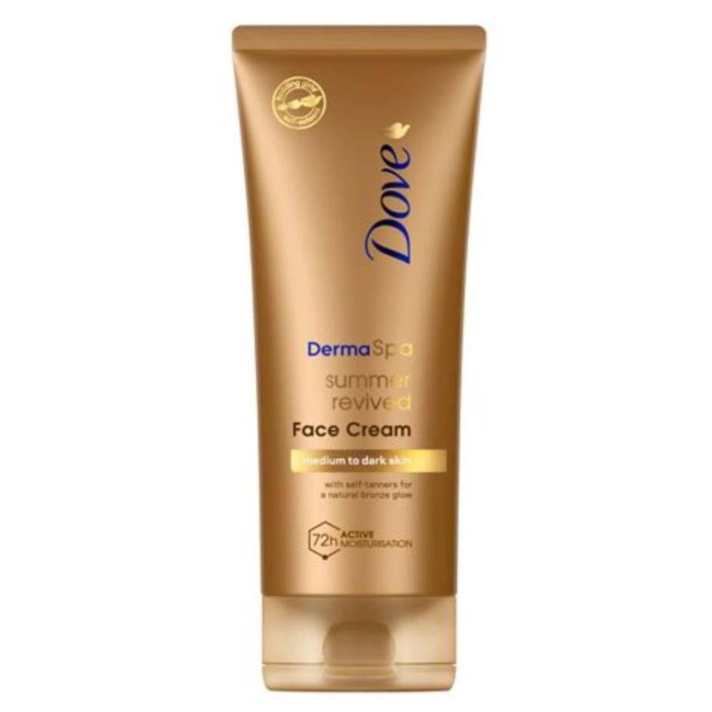 Dove Summer Revived Medium to Dark SelfTan Face Cream 75ml Strauts