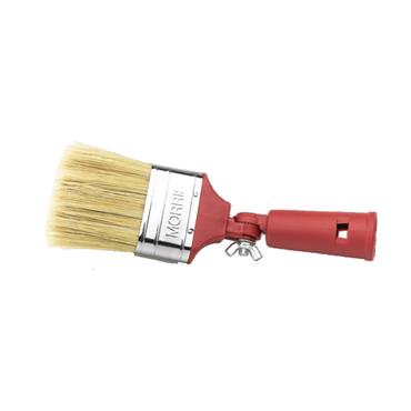 18054 Morris Paint brush for pole extension, red handle, 2''