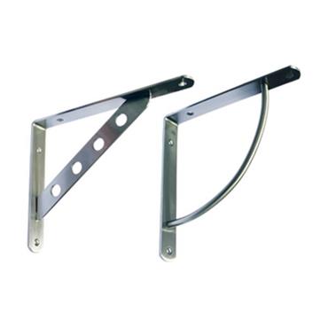 25446 F.F. Group Metal Shelf Support With Wholes 25 x 19 x 3 x 04 Brush Nickel