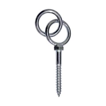 25528 F.F. Group Ring Attached To Ring-Head Long Screw Galvanized 5/16