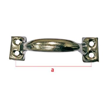 25639 F.F. Group Sliding Door Handles Chrome 5 12Pcs