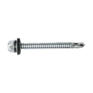 25931 F.F. Group Self Drilling Hexagon Screws With 16mm Epdm Bonded (Drill Size 3) 6.3 x 32mm 300Pcs