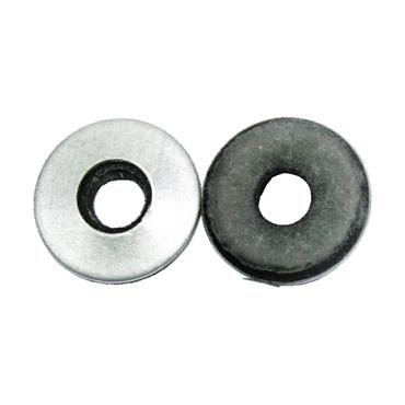 25984 F.F. Group Black Galvanized Epdm Washers, 4.8 x 16 1000Pcs