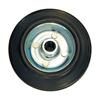 27522 F.F. Group Rubber Black Wheel, Only, 100mm