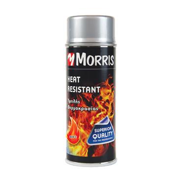 28549 Morris Color spray, heat resistant lacquer grey, 400 ml