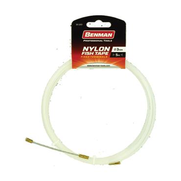 30221 Benman Nylon Fish Tape Fixed Terminals 3 mm - 10M