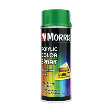 33481 Morris Color spray, high gloss yellow green, 400ml - ral 6018