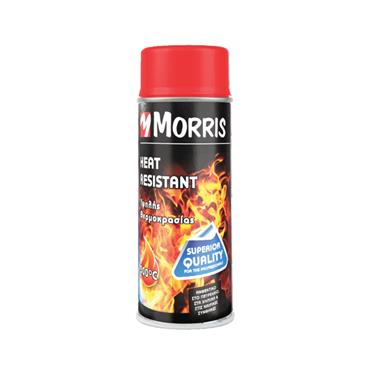 33497 Morris Color spray, heat resistant lacquer red, 400 ml