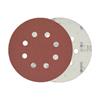 33520 Morris Velcro disc, red, 125 - 8 holes - 080k