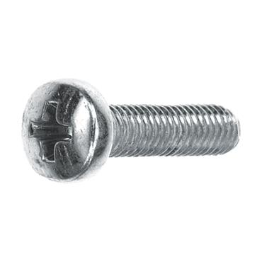 34683 F.F. Group Machine Screw, Phil Raised Cheese Head, Zinc Plated Cr3+, Din7985, 5 x 60 (200Pcs)