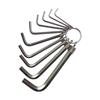 34754 F.F. Group Hex Key Wrench Set Ball Point, 10Pcs