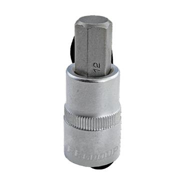 36646 F.F. Group Bit Socket , Din 7422, 1/2'', Hex 07mm