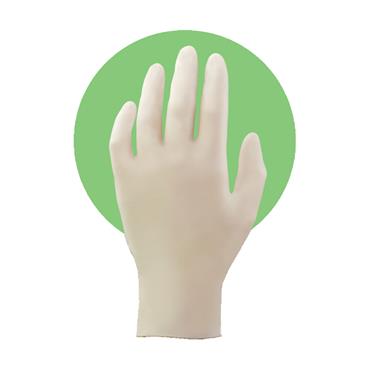 37033 F.F. Group Disposable Latex Gloves Powder Free (100Pcs), L