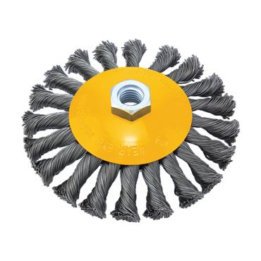 38692 F.F. Group Twisted Wire Conical Wheel S0.50mm, 125mm x M14