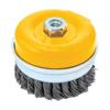 38695 F.F. Group Twisted Wire Cup Brush S0.50mm, 100mm x M14