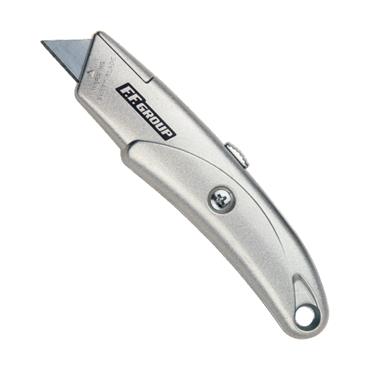39853 F.F. Group Metallic Utility Knife Heavy Duty, 3 Blades