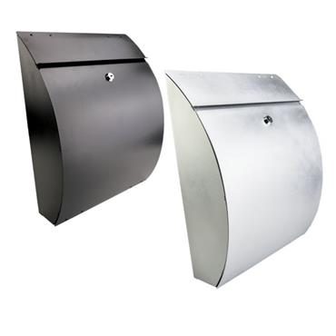 40269 F.F. Group Mailbox Circular, Silver, 405 x 320 x 130 x 0.6mm