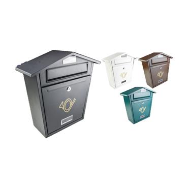 40278 F.F. Group Mailbox Medium Size Green 370 x 360 x 135mm