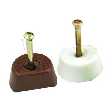 40963 F.F. Group Shelf Support With Nail Plastic Brown (200Pcs)