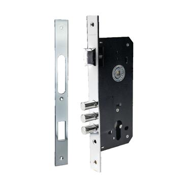 41051 F.F. Group Cylinder Safety Lock Ffgroup With 3 Pins Satin Nickel