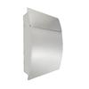 41597 F.F. Group Mailbox Stainless Steel Silver, 450 x 120 x 320 x 0,6mm