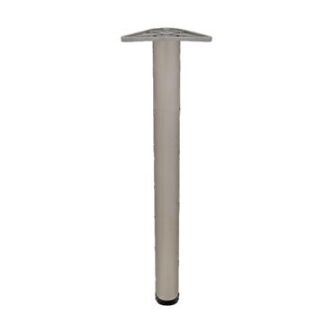 41700 F.F. Group Table Leg D80 x 820 x 1 0mm Matt Nickel