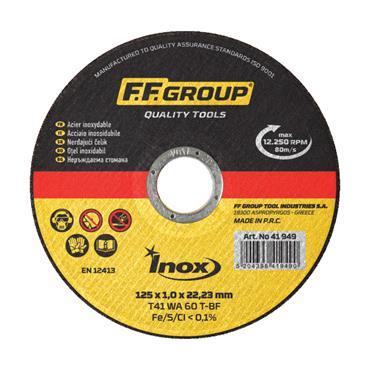 41948 F.F. Group Cutting Disc For Stainless Steel, 115 x 1.2