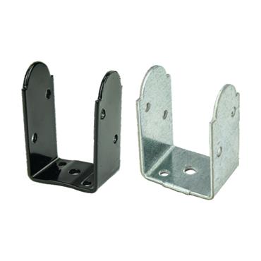 45042 F.F. Group U-Shaped Beam Hangers Black 75 x 60 x 40